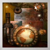 Mooi Steampunk-Poster Poster (Voorkant)