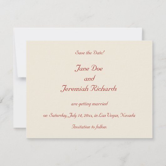 Mooi stel geliefden kaart (Achterkant)