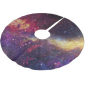 Mooi sterrenstelsel, nevel, sterrenhemel. kerstboom rok (Gekanteld)