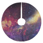 Mooi sterrenstelsel, nevel, sterrenhemel. kerstboom rok (Voorkant)