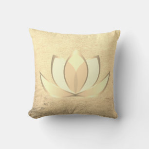 Mooi stijlvol Chic Gold Lotus, Zen Kussen