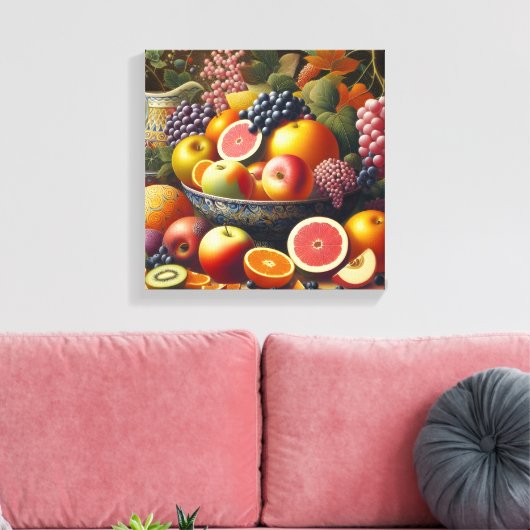 Mooi Stilleven Fruits Schilderen Canvas Arts (Insitu (Woonkamer))