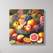 Mooi Stilleven Fruits Schilderen Canvas Arts (Voorkant)