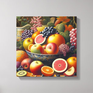Mooi Stilleven Fruits Schilderen Canvas Arts