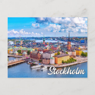 Mooi Stockholm, Zweden Briefkaart