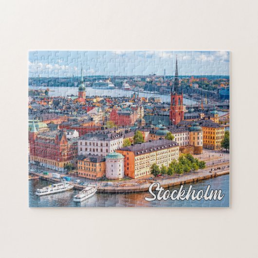 Mooi Stockholm, Zweden Legpuzzel (Horizontaal)