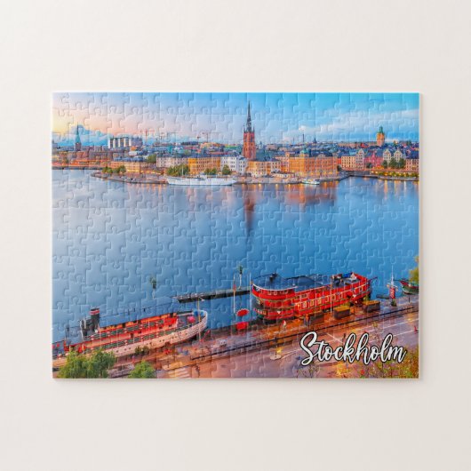 Mooi Stockholm, Zweden Legpuzzel (Horizontaal)