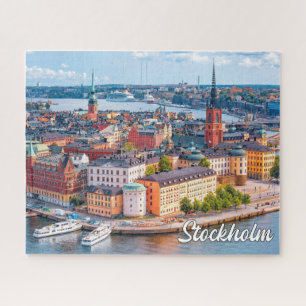 Mooi Stockholm, Zweden Legpuzzel