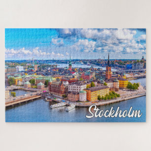 Mooi Stockholm, Zweden Legpuzzel