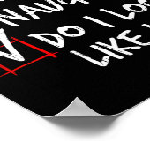 Mooi stout, ik zie eruit alsof ik de kerstlijst zo poster (Hoek)