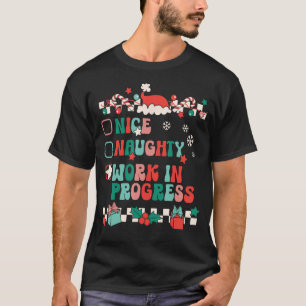 Mooi stout werk in uitvoering Christmas Santa's Li T-shirt