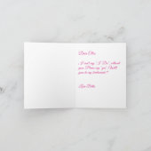 Mooi strand. Ben je mijn Bridesmaid in roze? (Binnen)