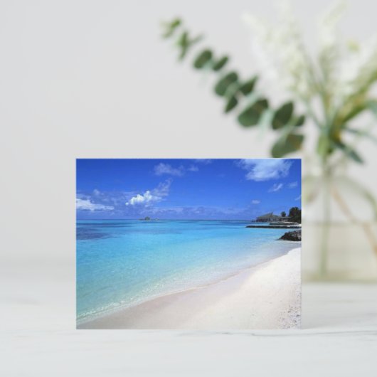Mooi strand briefkaart (Staand voorkant)