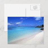 Mooi strand briefkaart (Voorkant / Achterkant)