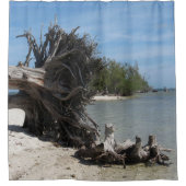 Mooi strand douchegordijn (Voorkant)