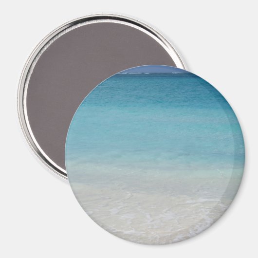 Mooi strand | Foto van Turks- en Caicoseilanden Magneet (Voorkant / Achterkant)