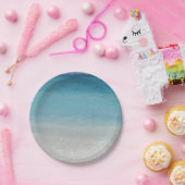 Mooi strand | Foto van Turks- en Caicoseilanden Papieren Bordje (Feest)