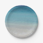 Mooi strand | Foto van Turks- en Caicoseilanden Papieren Bordje (Voorkant)