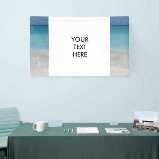 Mooi strand | Foto van Turks- en Caicoseilanden Spandoek (Beurs)