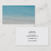 Mooi strand | Foto van Turks- en Caicoseilanden Visitekaartje (Voorkant / Achterkant)