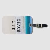 Mooi strand leven bagagelabel (Voorkant (horizontaal))