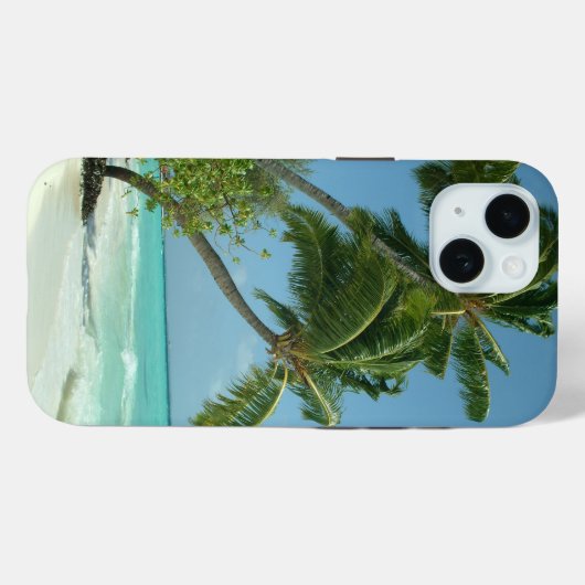 Mooi strand, Maldiven Case-Mate iPhone Case (Achterkant (horizontaal))