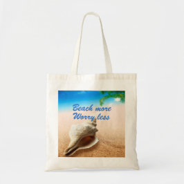 Mooi strand nog zorgwekkender tote bag