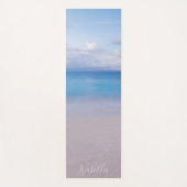 Mooi strand oceaan Zee gepersonaliseerd Yogamat (Voorkant)