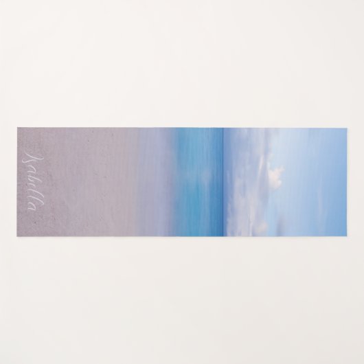 Mooi strand oceaan Zee gepersonaliseerd Yogamat (Voorkant (horizontaal))