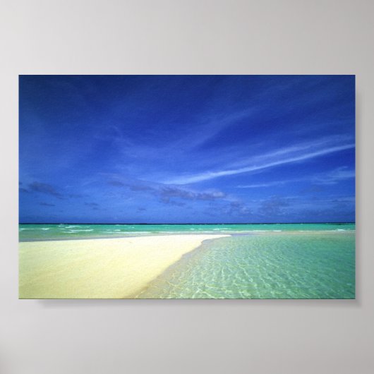 Mooi strand poster (Voorkant)