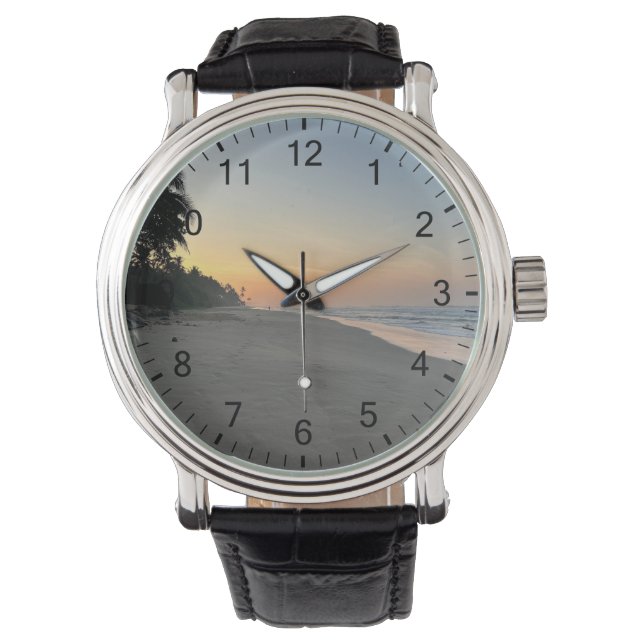 Mooi strand Romantische Charismas Valent Gift Horloge (Voorkant)
