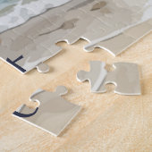 Mooi strand Seagulls Ocean vakantie pensioen Legpuzzel (Zijkant)