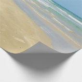 Mooi strand Seaside Cadeaupapier (Hoek)