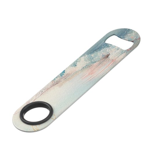 Mooi strand speed flessenopener (Achterkant Gekanteld)