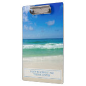 Mooi strand verhuur bedrijf gepersonaliseerd klembord (Links)