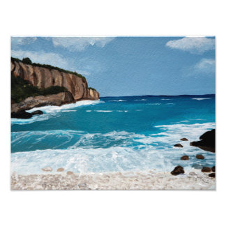 Mooi strand | Zee, strand, oceaan | Italië Foto Afdruk