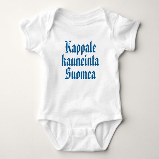 Mooi stuk Finland 1 Romper (Voorkant)
