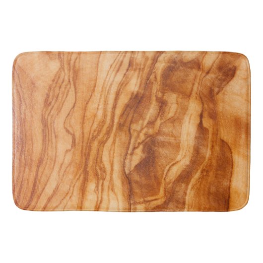 Mooi stuk hout badmat (Voorkant)