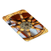 Mooi, Sturdy Wooden Ship's Wheel Magneet (Rechterzijde)