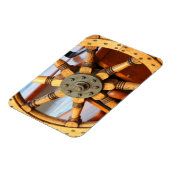 Mooi, Sturdy Wooden Ship's Wheel Magneet (Linkerzijde)