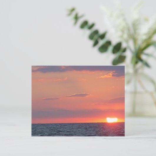 Mooi Sunset Beach, Cape May, NJ Briefkaart (Staand voorkant)