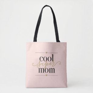 Mooi Super Moeder Modern Elegante Roze Tote Bag