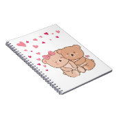 Mooi teddybeer ontwerp voor Valentijn cadeau Notitieboek (Rechterzijde)
