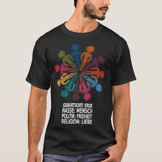 Mooi tegen racisme t-shirt (Voorkant)