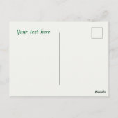 Mooi theehuis dank je  briefkaart (Achterkant)