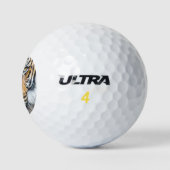 Mooi tijgergezicht golfballen (Logo)