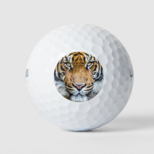 Mooi tijgergezicht golfballen