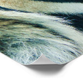 Mooi tijgergezicht in profiel poster (Hoek)