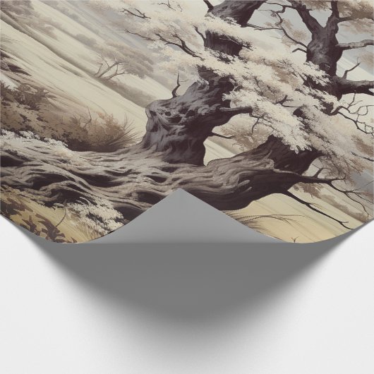 Mooi Toile de Jouy Country Boerderij Cadeaupapier (Hoek)