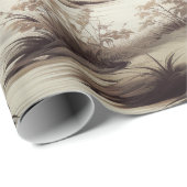 Mooi Toile de Jouy Country Boerderij Cadeaupapier (Rol Hoek)